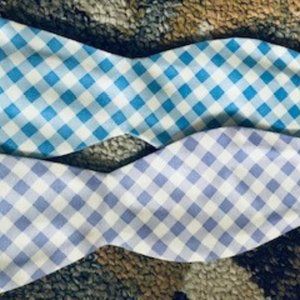 Vineyard Vine Blue and Purple Checkered Bow Tie